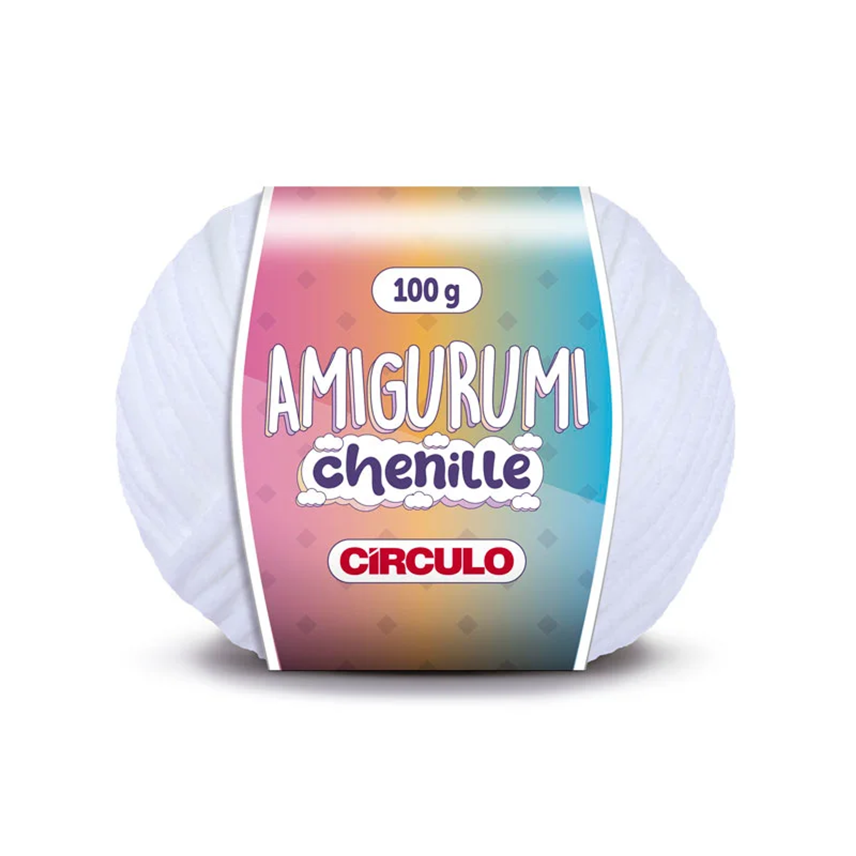 Amigurumi Chenille 8001 - Branco 1