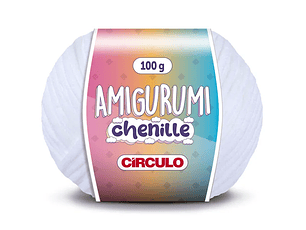 Amigurumi Chenille 8001 - Branco
