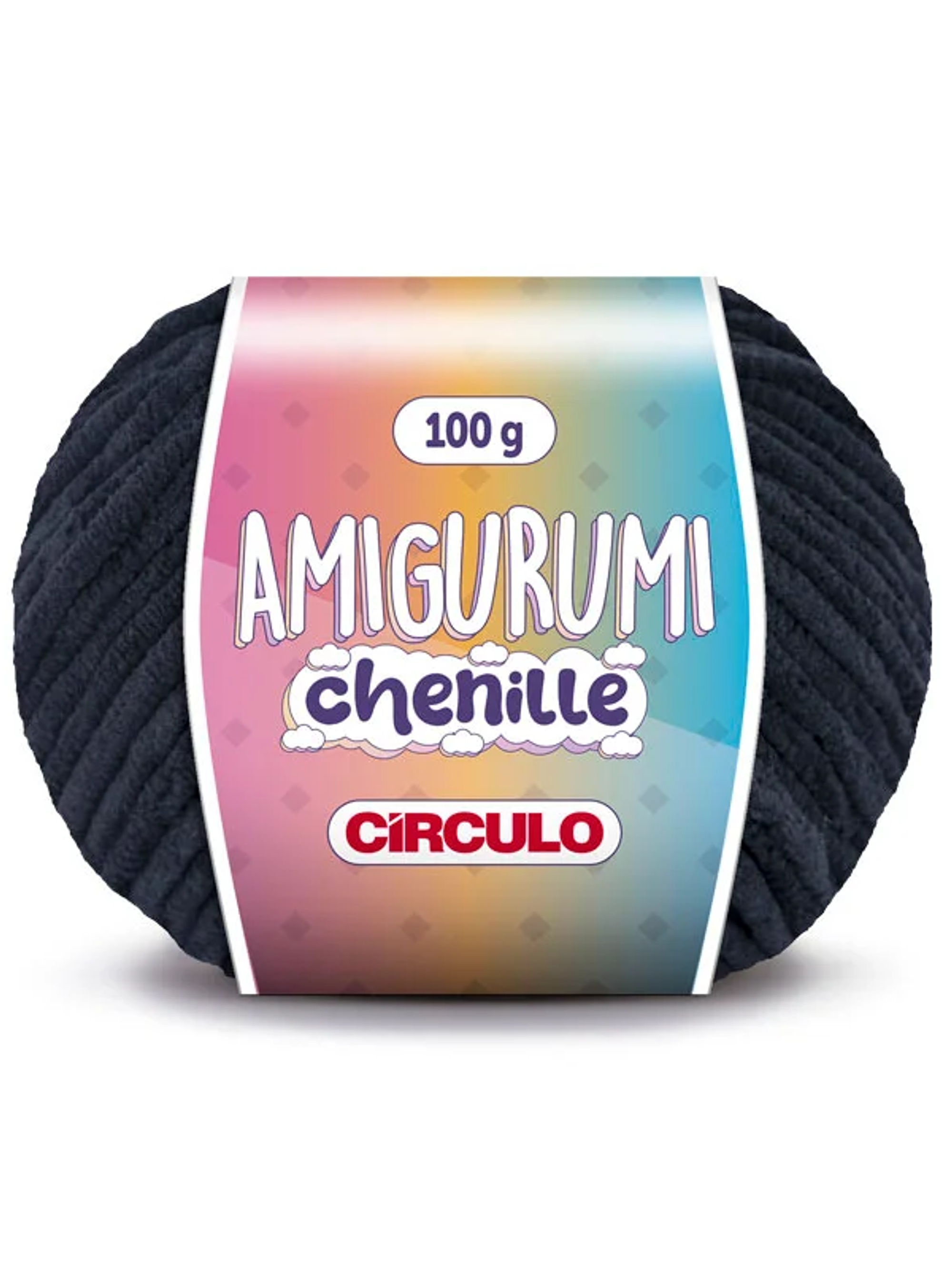 Amigurumi Chenille 8990 - Preto 1