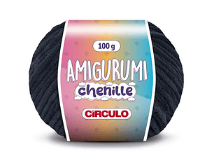 Amigurumi Chenille 8990 - Preto