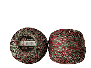 Metalizado Palmeira d'ouro nº6  - Verde, Vermelho e dourado