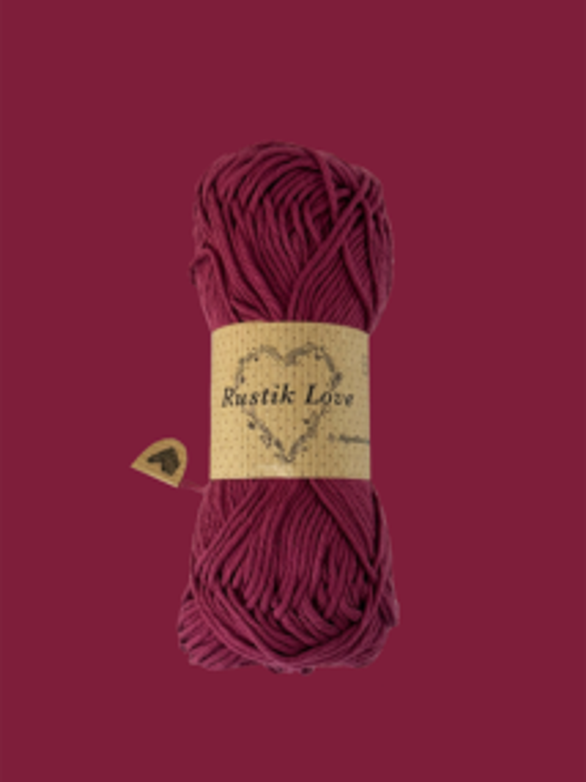 Rustik Love 8/8 - Cor 24 Red Plum 1