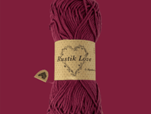 Rustik Love 8/8 - Cor 24 Red Plum