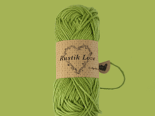Rustik Love 8/8 - Cor 67 Leaf Green