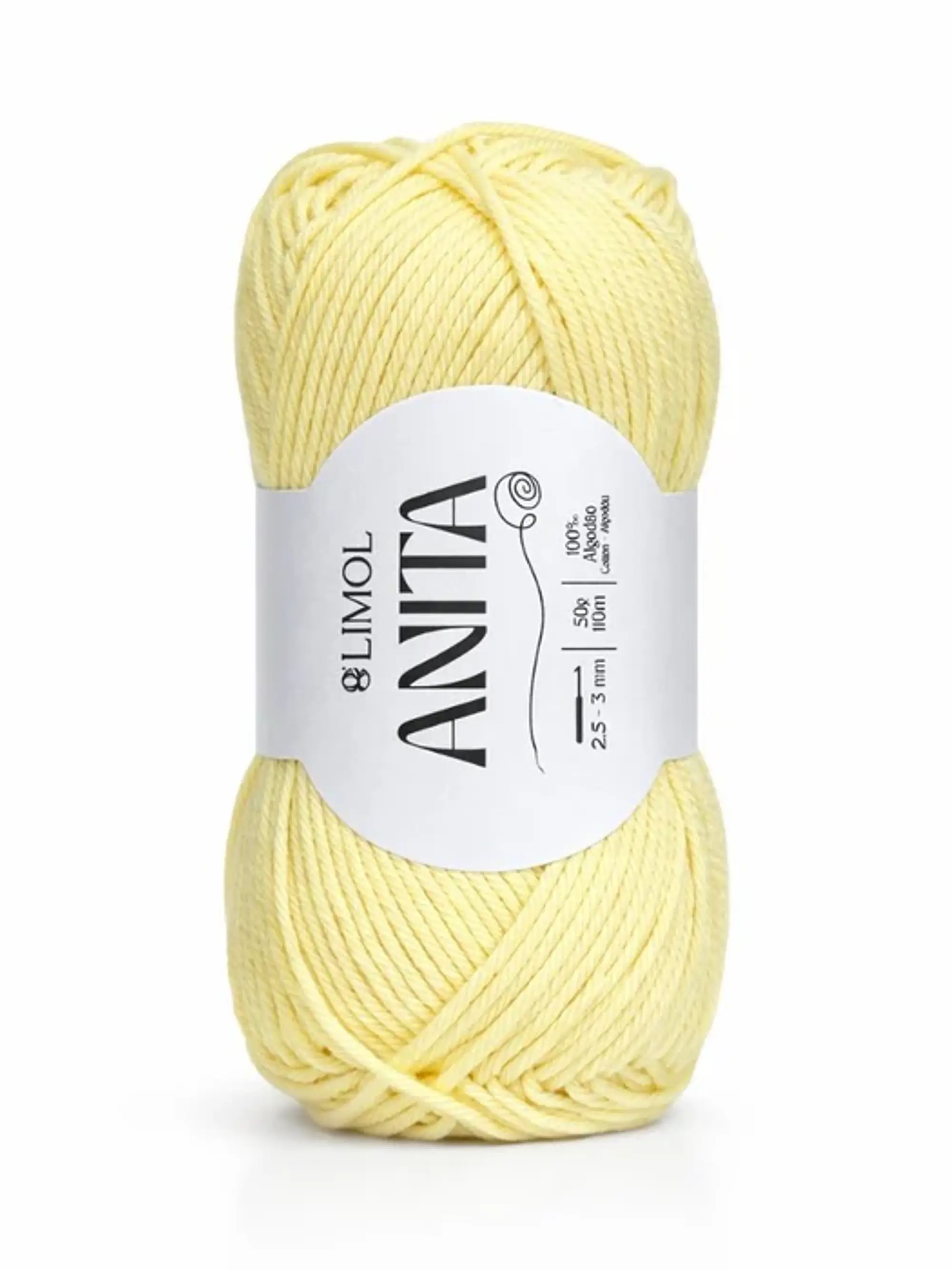 Anita cor 524 Amarelo claro 1