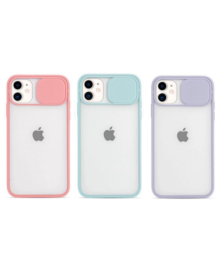 Carcasa compatible iphone  11 Cubre Cámara Colores