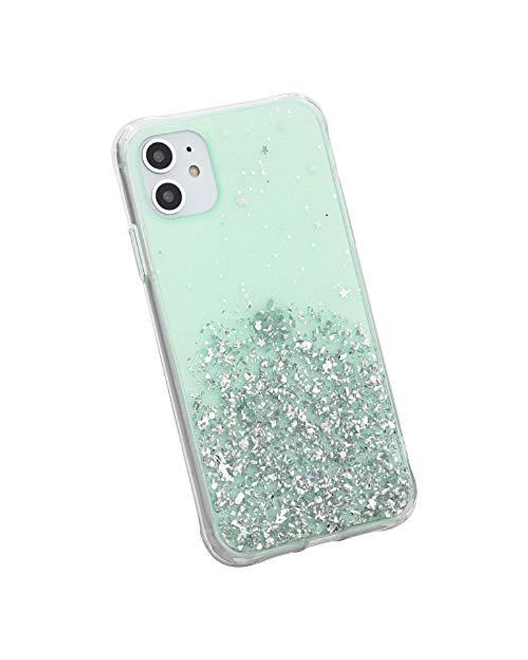 Carcasa iPhone 11 Estrellas Menta