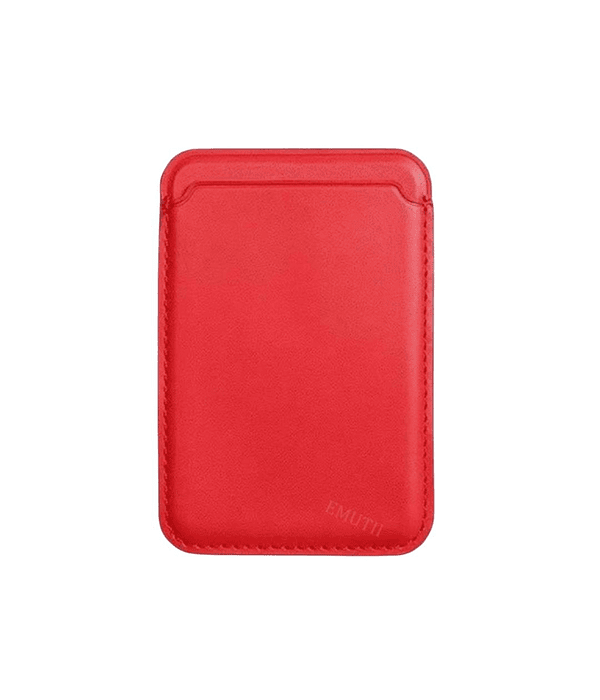 Tarjetero Magnético MagSafe iPhone 12 Rojo