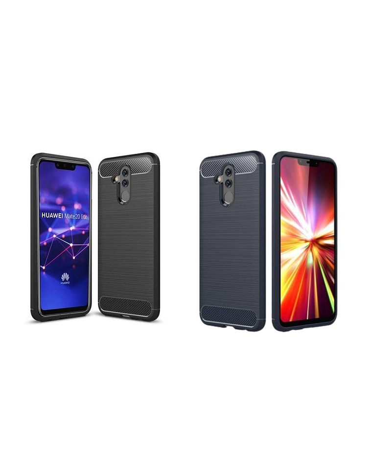 Carcasa Huawei Mate 20 Lite Fibra Carbon Anti Golpes Colores