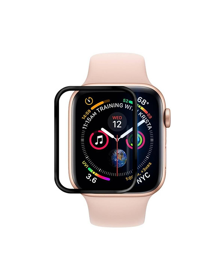 Lámina Silicona Apple Watch 40 mm borde Negro