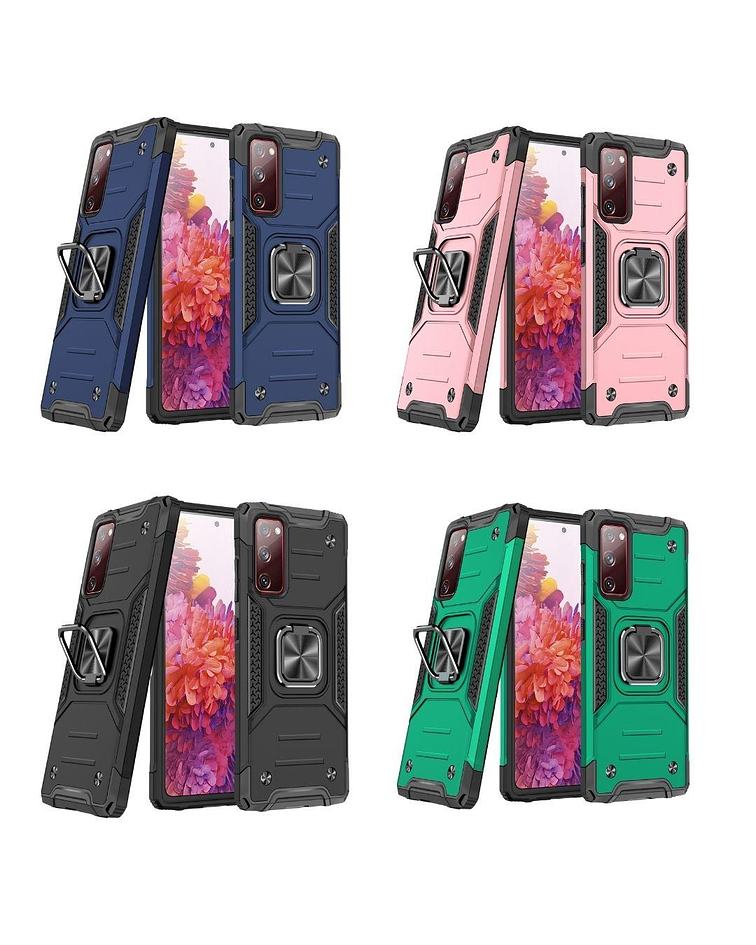 Carcasa Samsung S20 FE Armor Anti Golpes anillo Colores