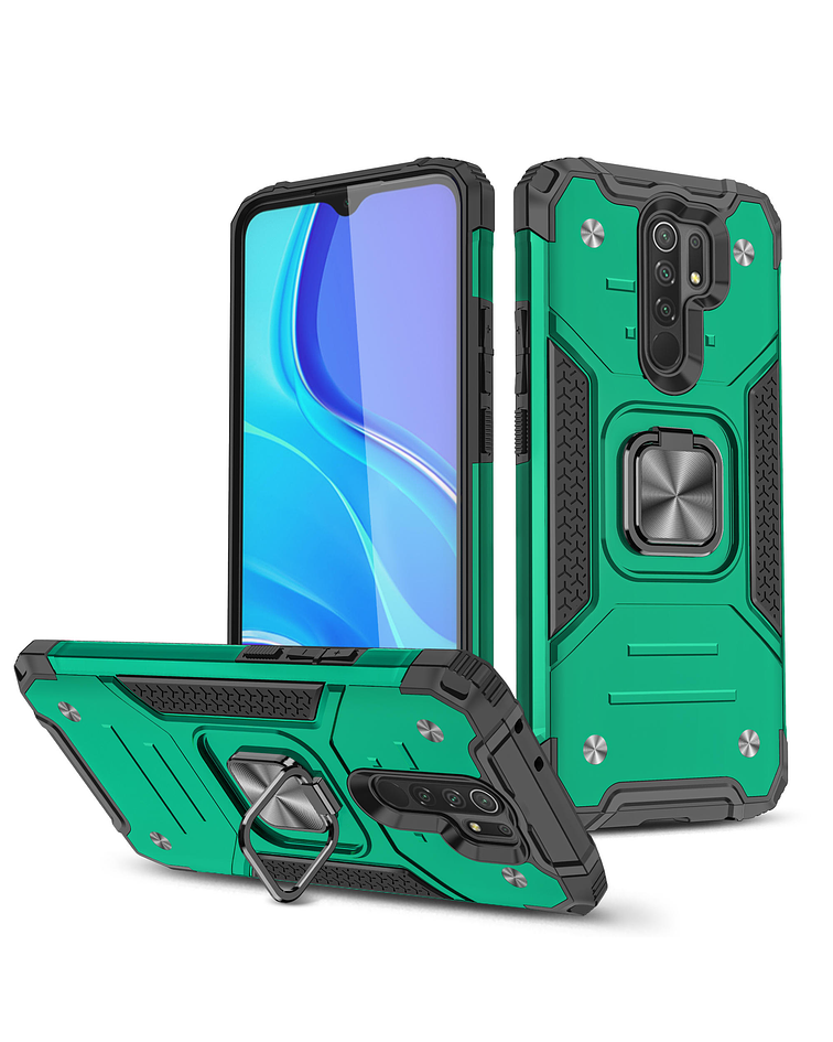 Carcasa Xiaomi RedMi 9 Prime Armor Anti Golpes anillo Colores