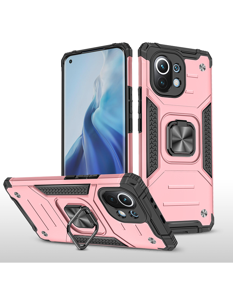 Carcasa Xiaomi Mi 11 Armor Anti Golpes anillo Colores