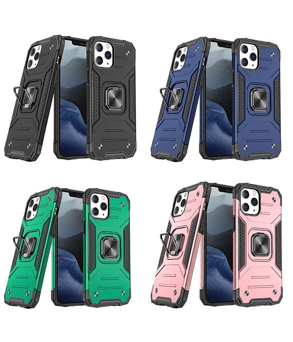 Carcasa iPhone 12 Pro Max Armor Anti Golpes anillo Colores