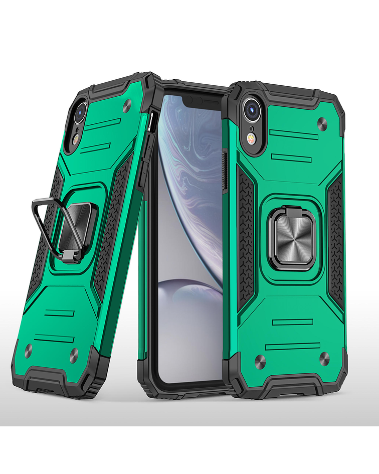 Carcasa iPhone XR Armor Anti Golpes anillo Colores