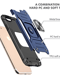 Carcasa iPhone 7-8-SE2020 Armor Anti Golpes anillo Colores