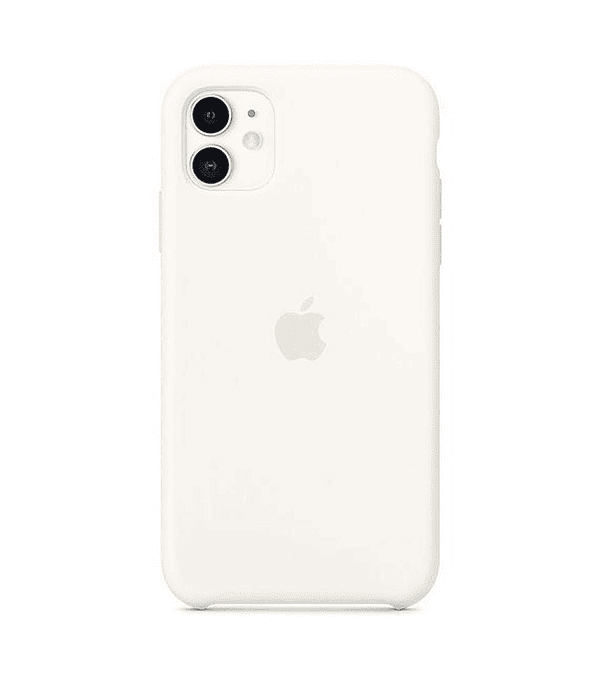 Carcasa silicona iPhone 11 Blanco