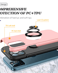 Carcasa iPhone 12 Pro Anti golpes Anillo Colores
