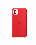 Carcasa Silicona iPhone 11 + Lámina pantalla Vidrio Templado