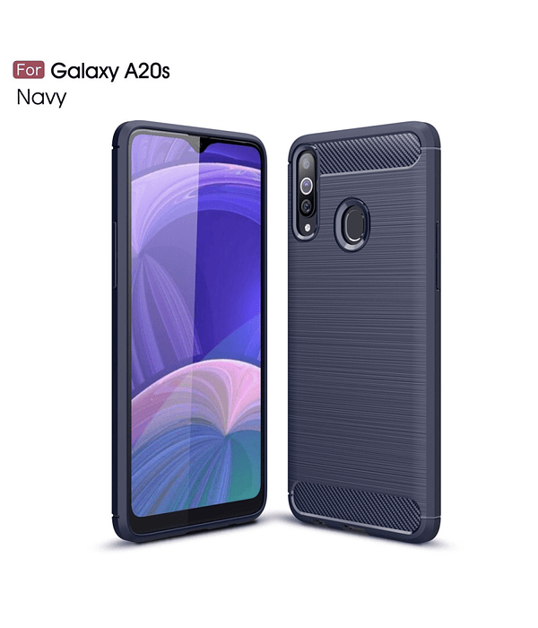 Samsung Galaxy A20s carcasa TPU azul