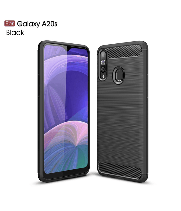 Samsung Galaxy A20s carcasa TPU negra