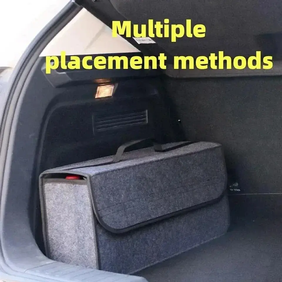 Organizador de Maletero para Auto Plegable, Antideslizante y de Gran Capacidad 2