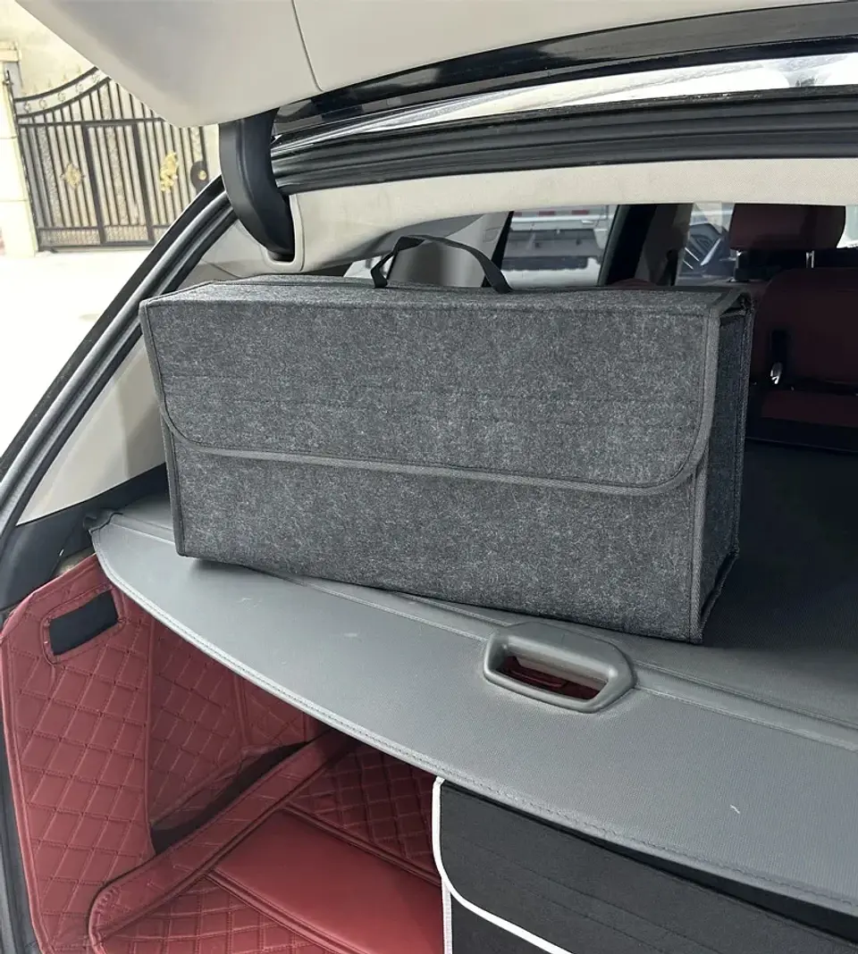 Organizador de Maletero para Auto Plegable, Antideslizante y de Gran Capacidad 5