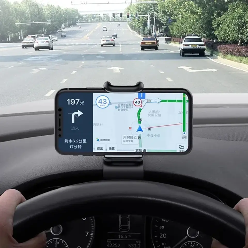 Soporte Giratorio 360° para Celular de Auto - Ajustable y Universal 2
