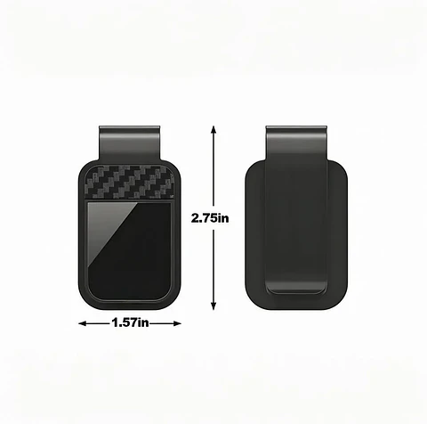 Porta Lentes para Parasol de Auto con clip - Organizador para Gafas y Tarjetas