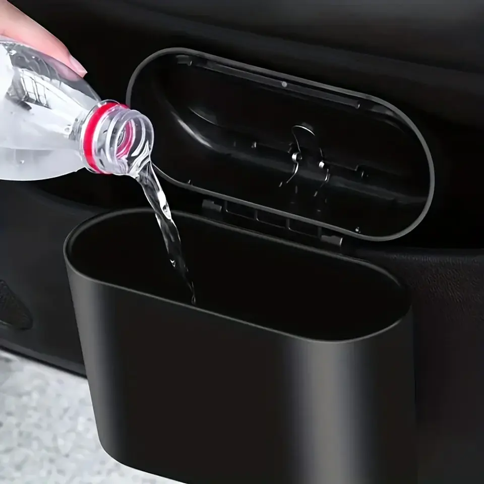 Basurero Compacto para Auto con Tapa – Práctico y Fácil de Limpiar 2