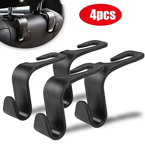 Ganchos para Apoyacabezas de Auto – Pack de 4