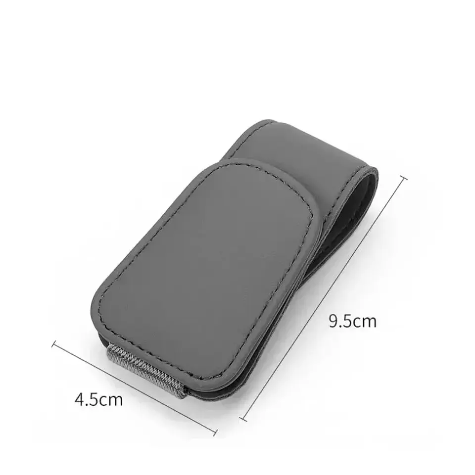 Porta Lentes Magnético para Parasol de Auto - Organizador Universal 2