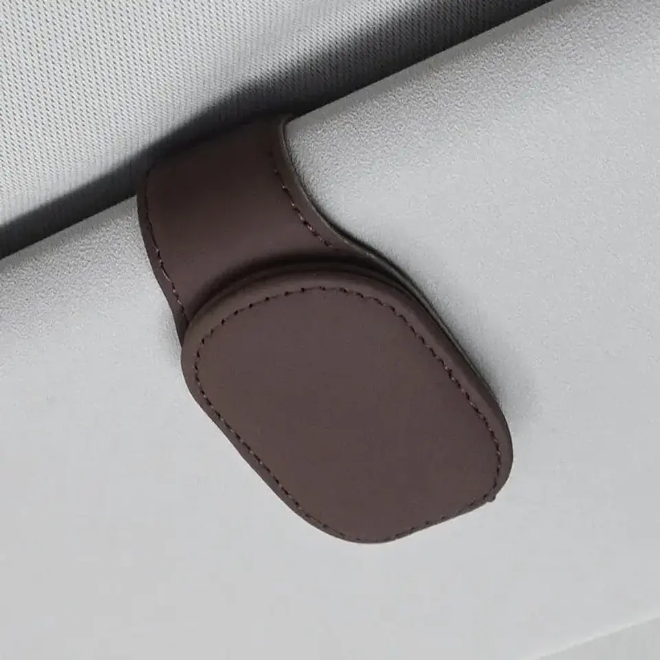 Porta Lentes Magnético para Parasol de Auto - Organizador Universal 9