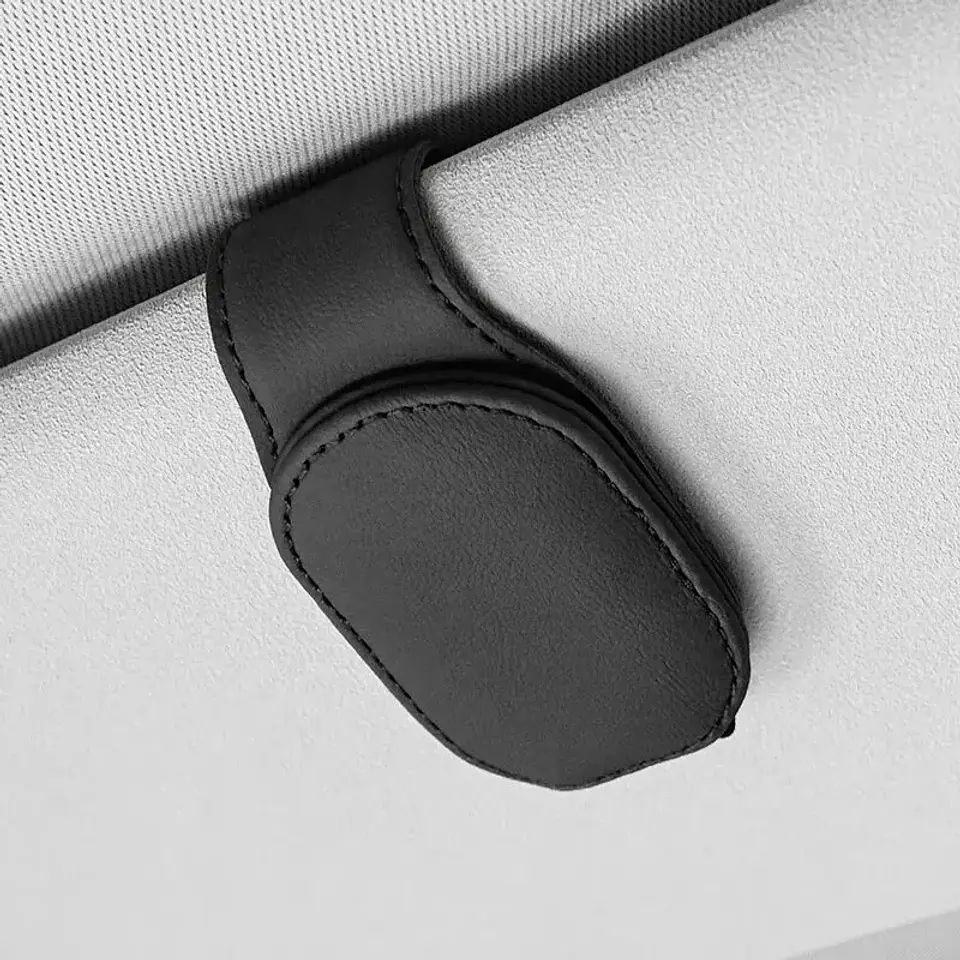 Porta Lentes Magnético para Parasol de Auto - Organizador Universal 11