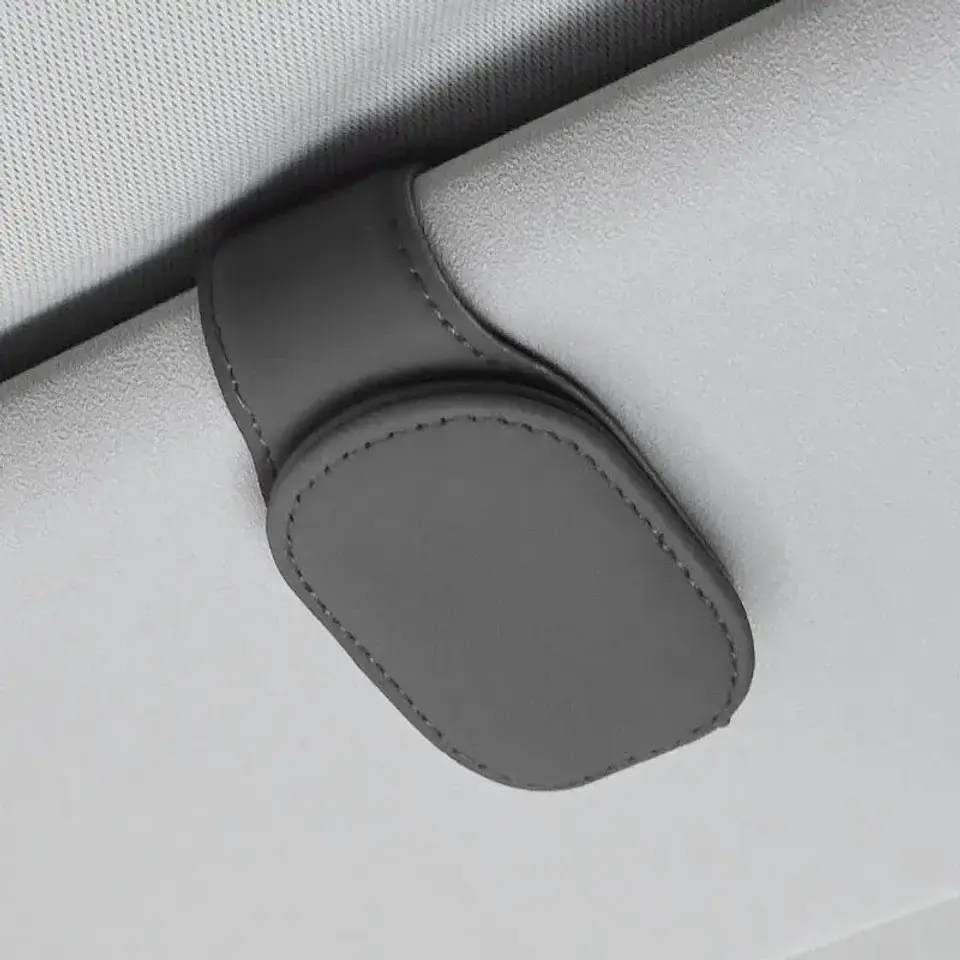 Porta Lentes Magnético para Parasol de Auto - Organizador Universal 12