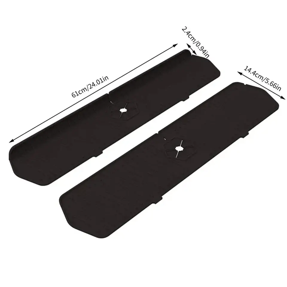 Alfombrilla de silicona antisalpicaduras para grifo y fregadero 8