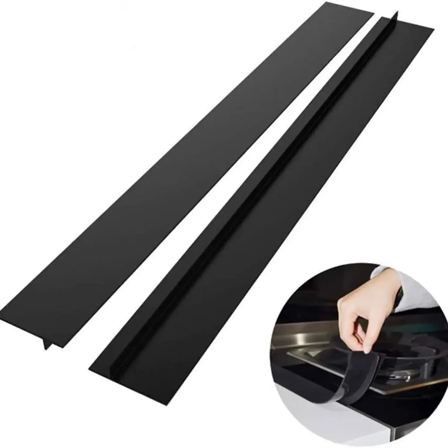 Protector de silicona para espacios entre cocina y mesón 1