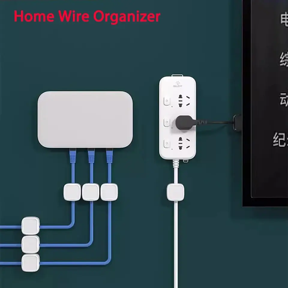 Organizador magnético adhesivo para cables 4