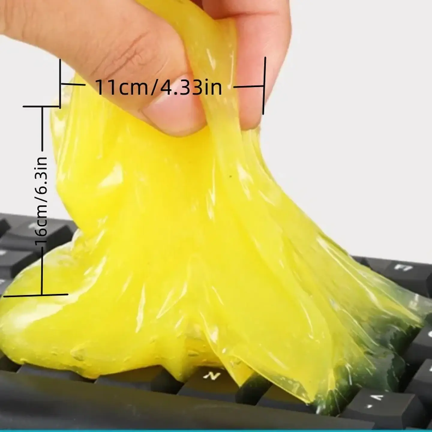 Gel limpiador atrapa polvo para auto y teclados 3