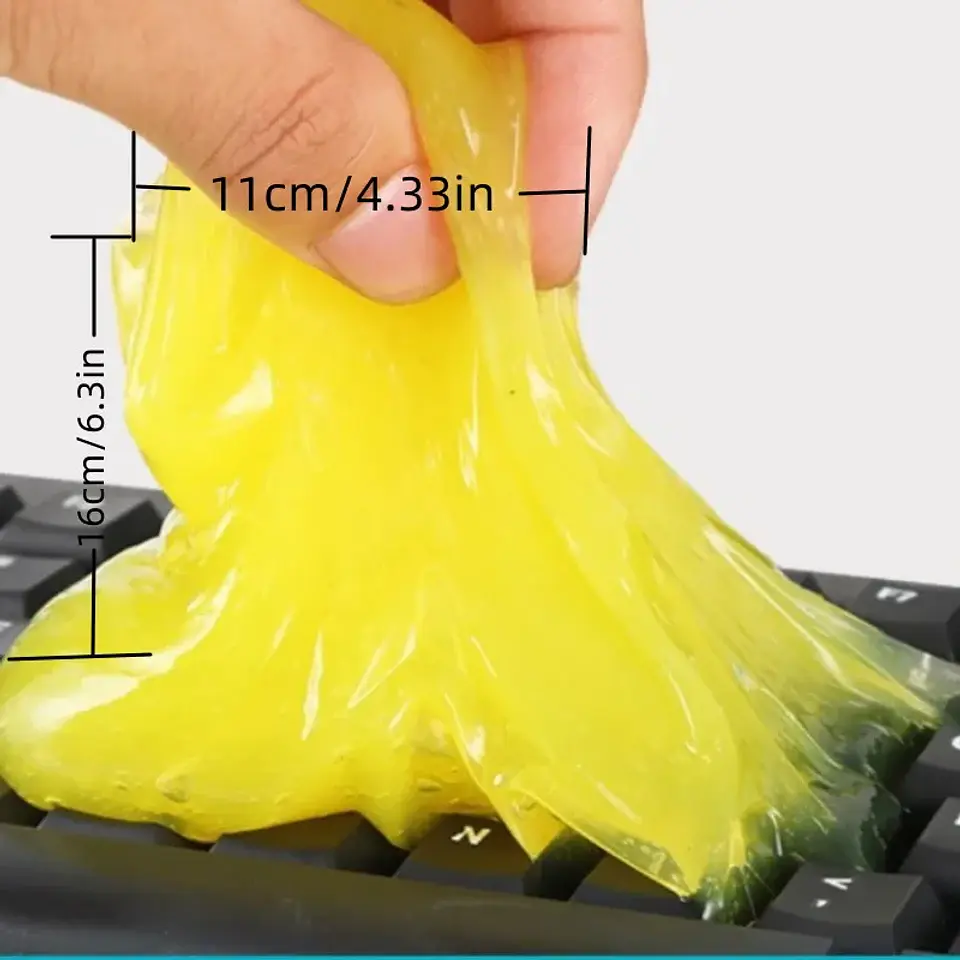 Gel limpiador atrapa polvo para auto y teclados 3