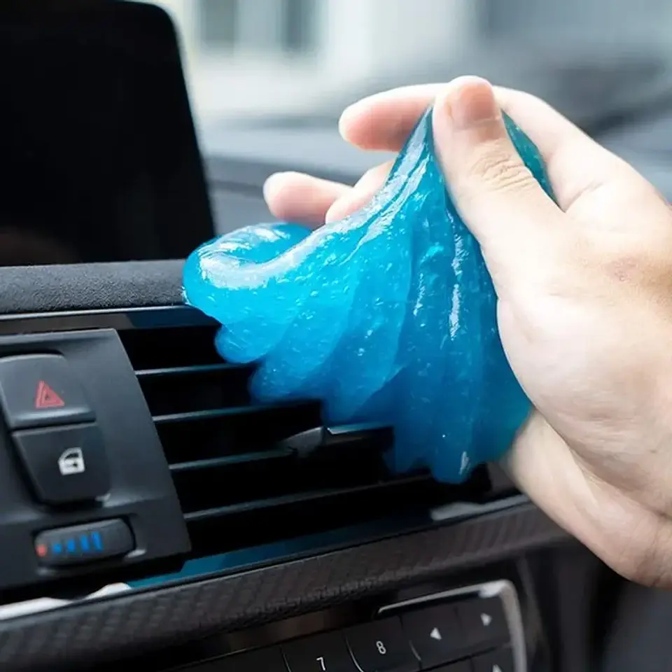 Gel limpiador atrapa polvo para auto y teclados 5
