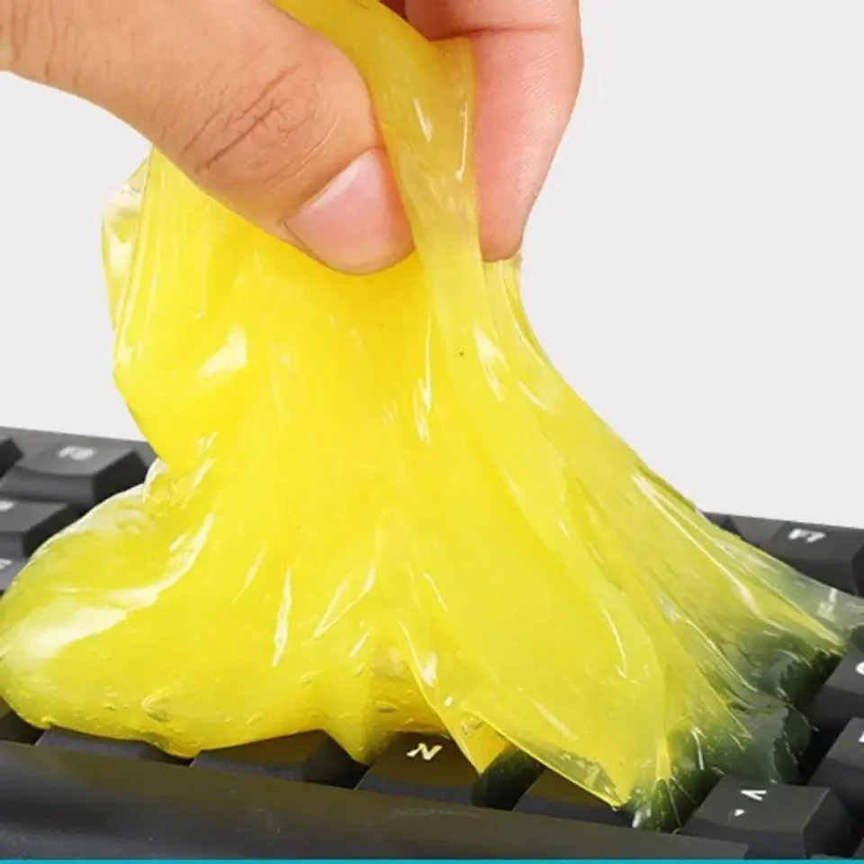 Gel limpiador atrapa polvo para auto y teclados 7