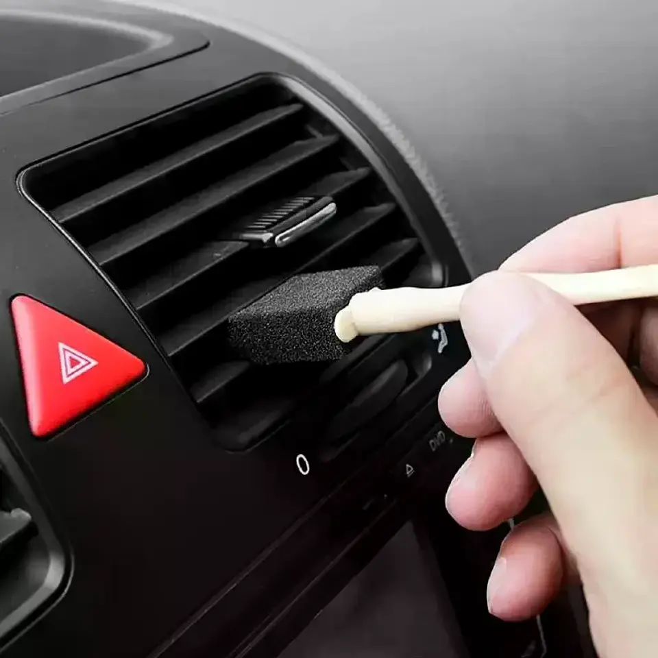 Cepillo para Limpieza de Rejillas de Aire del Auto - Pack de 10 1