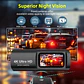 Cámara Dash Cam 4K Wifi para Auto con Cámara Trasera, Visión Nocturna y Monitor de Estacionamiento. - Miniatura 2