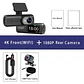 Cámara Dash Cam 4K Wifi para Auto con Cámara Trasera, Visión Nocturna y Monitor de Estacionamiento. - Miniatura 10