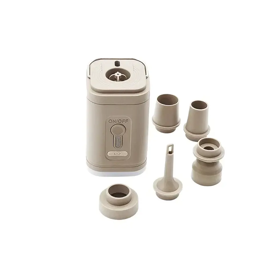 Bomba de Aire Eléctrica Recargable para Camping - Compacta y Portátil 4
