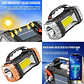 Linterna LED Solar Recargable Multifuncional para Camping con Power Bank - Miniatura 2