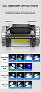 Linterna LED Solar Recargable Multifuncional para Camping con Power Bank - Miniatura 20