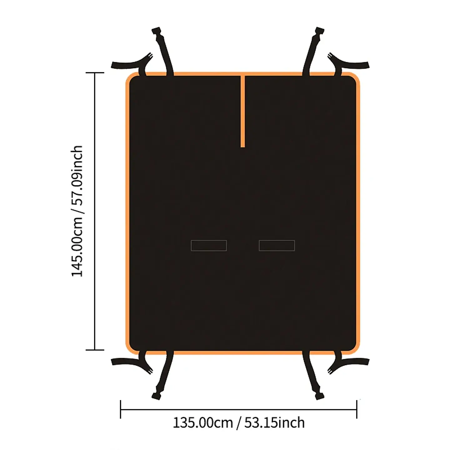 Funda Protectora Impermeable para Asientos Traseros de Auto para Perros, Gatos y Mascotas de Razas Pequeñas. 3