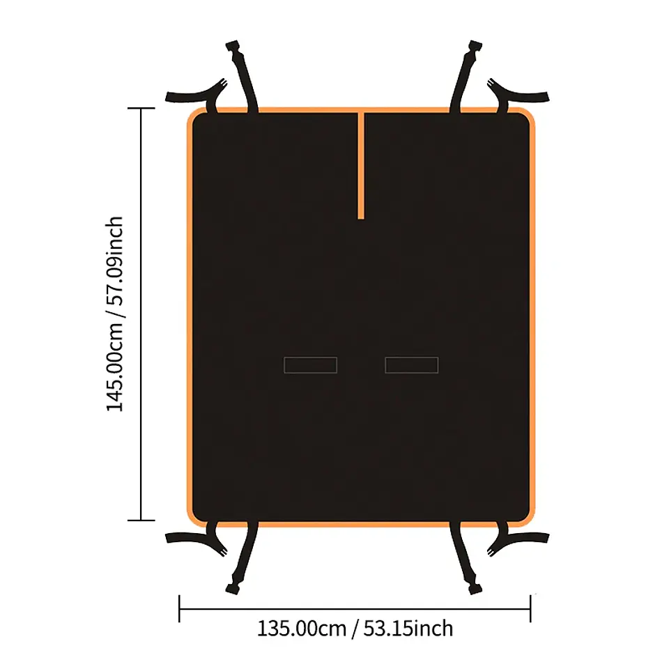 Funda Protectora Impermeable para Asientos Traseros de Auto para Perros, Gatos y Mascotas de Razas Pequeñas. 3